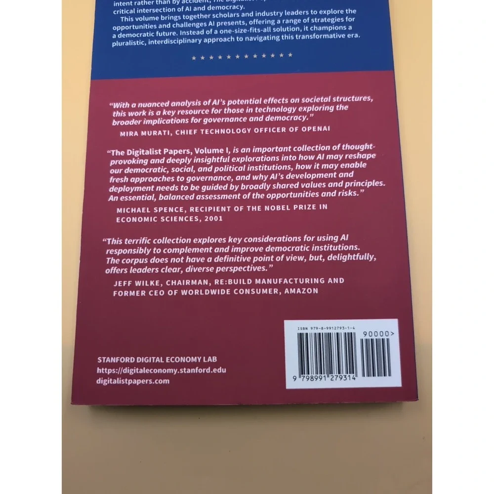 The Digitalist Papers: Artificial Intelligence and Democracy in America‎